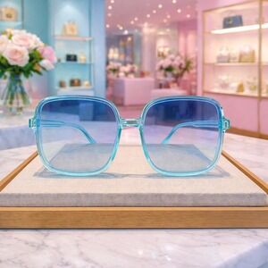Sunglasses Women Blue Aesthetic Shades UV Protection For women
